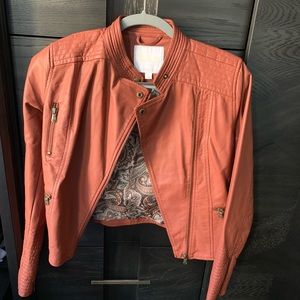 Anthropologie Vegan Moto Jacket size XS